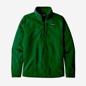 Kelly Green Patagonia 3/4 Zip Pullover -MENS